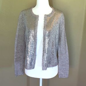 Chico’s silver sweater Size 0